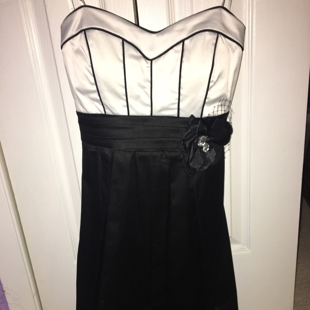 Black and white dress